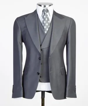 3 pieces Men’s Dark Grey Suit