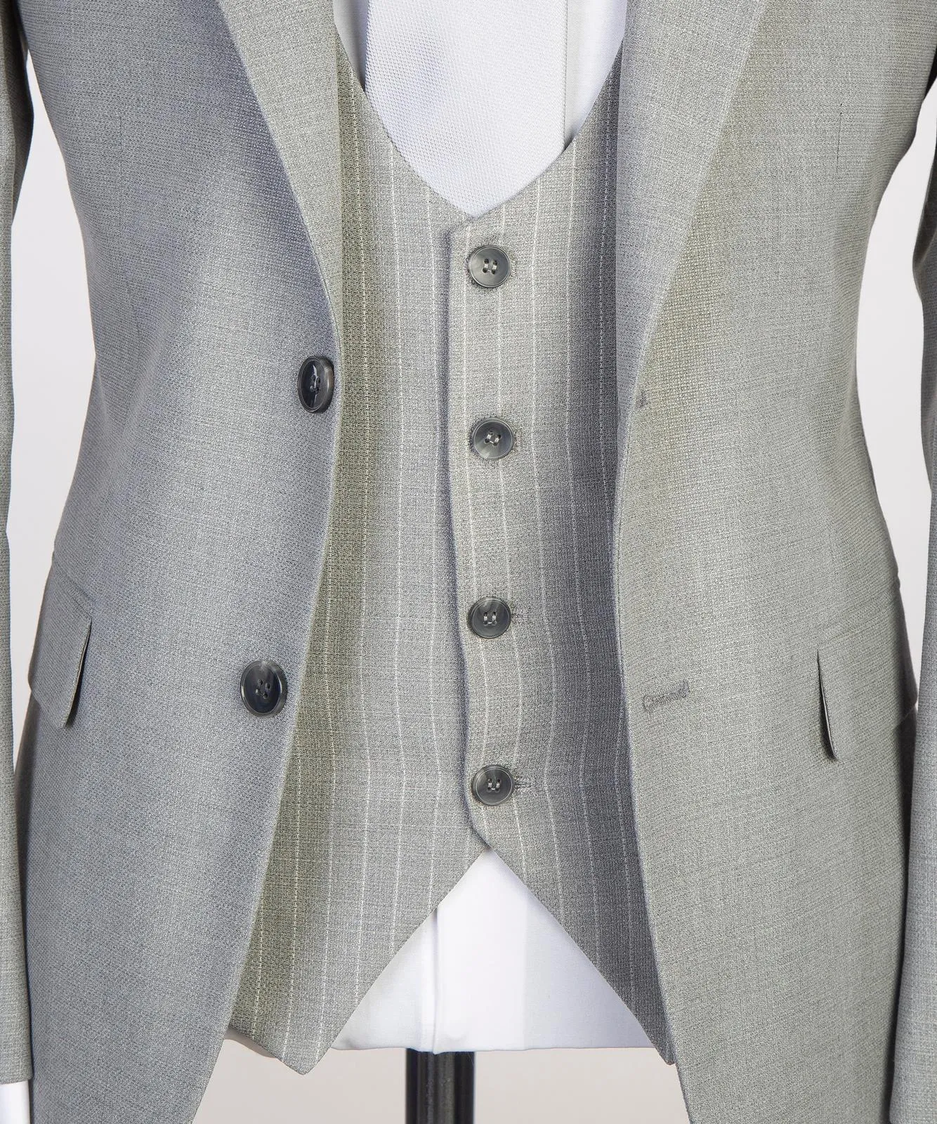 3 pieces Modern Grey Suit