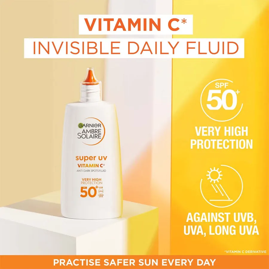 Ambre Solaire Super UV Vitamin C Facial Fluid SPF 50  40ml