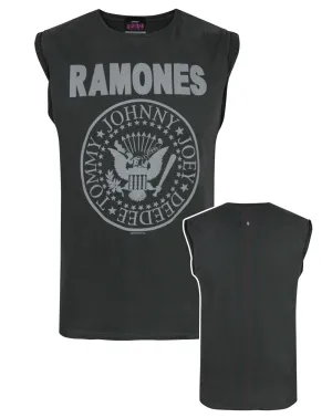 Amplified Ramones Seal Logo Men's Vest