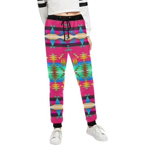 Between the Mountains Sunset Sky Women's Sweatpants