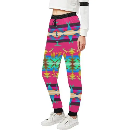 Between the Mountains Sunset Sky Women's Sweatpants