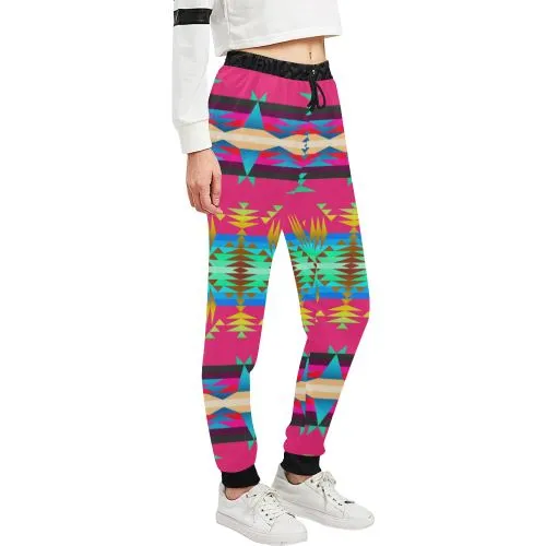 Between the Mountains Sunset Sky Women's Sweatpants