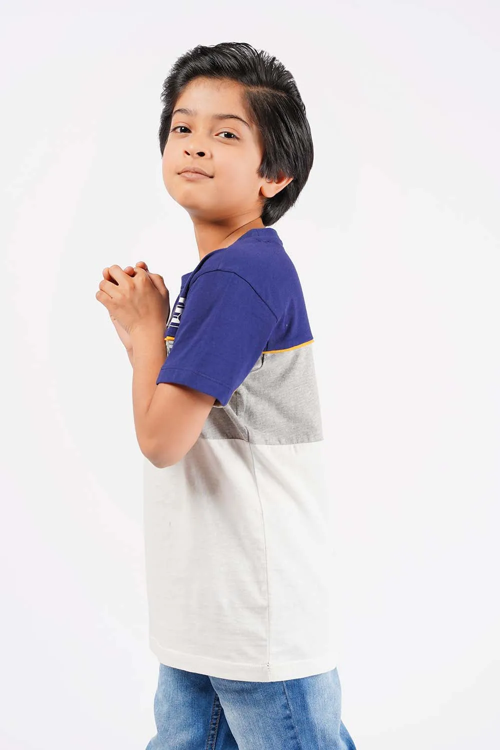 Boy's Short Sleeves Graphics Tee