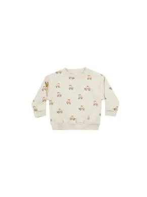 Boys Tops| Sweatshirt- Tractor | Quincy Mae