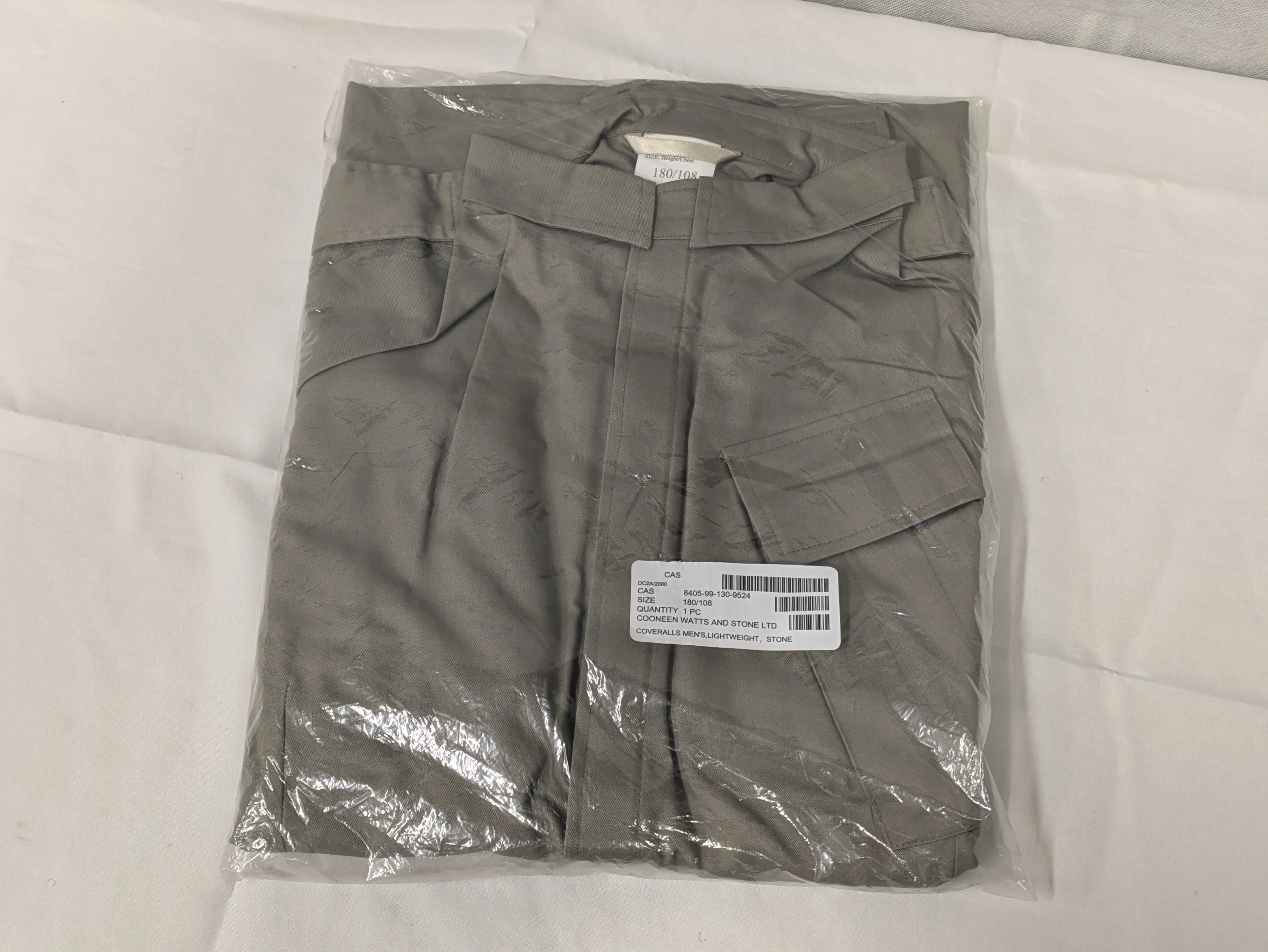 British Army Lightweight Ripstop Coveralls Stone