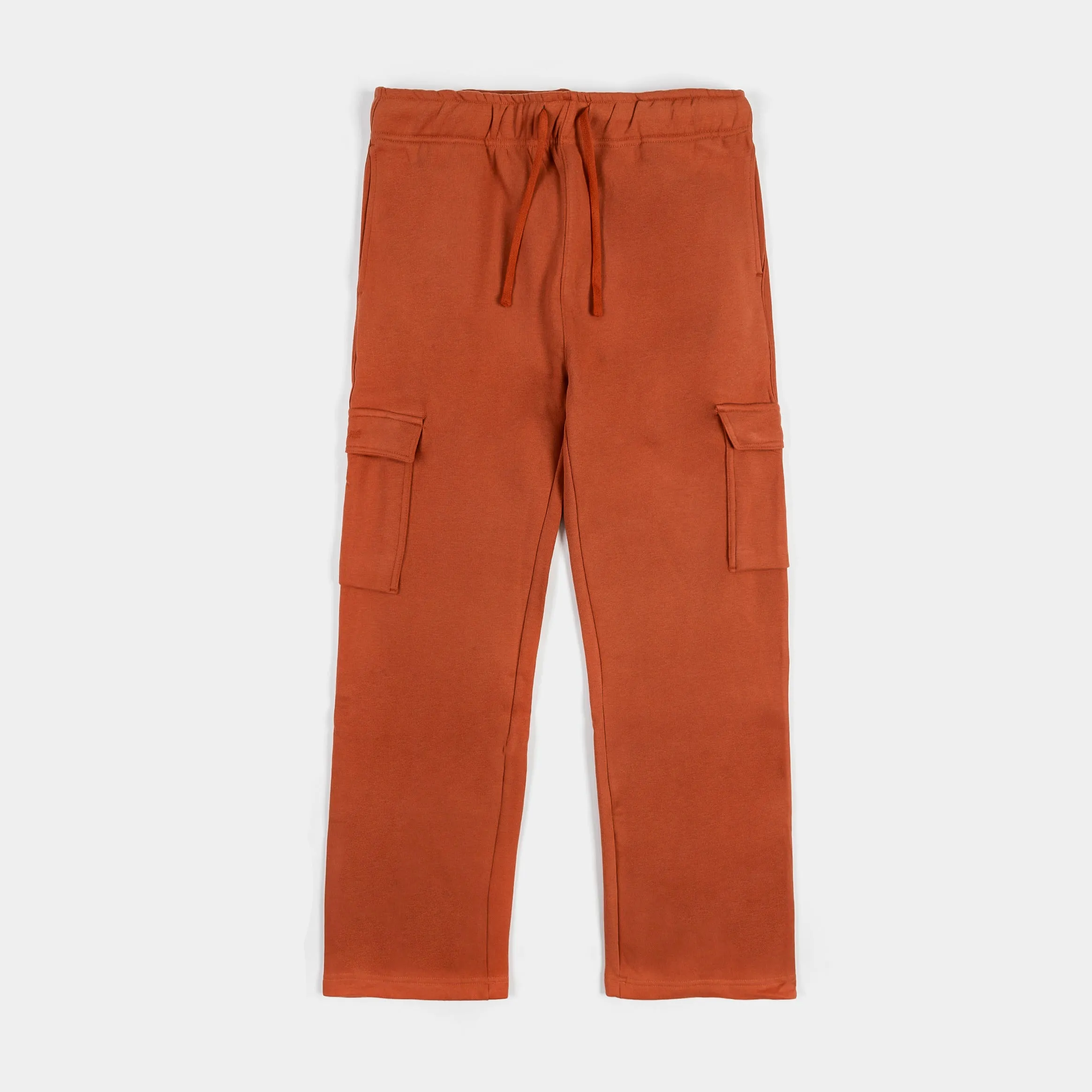 Carly Fleece Cargo Womens Pants (Orange)