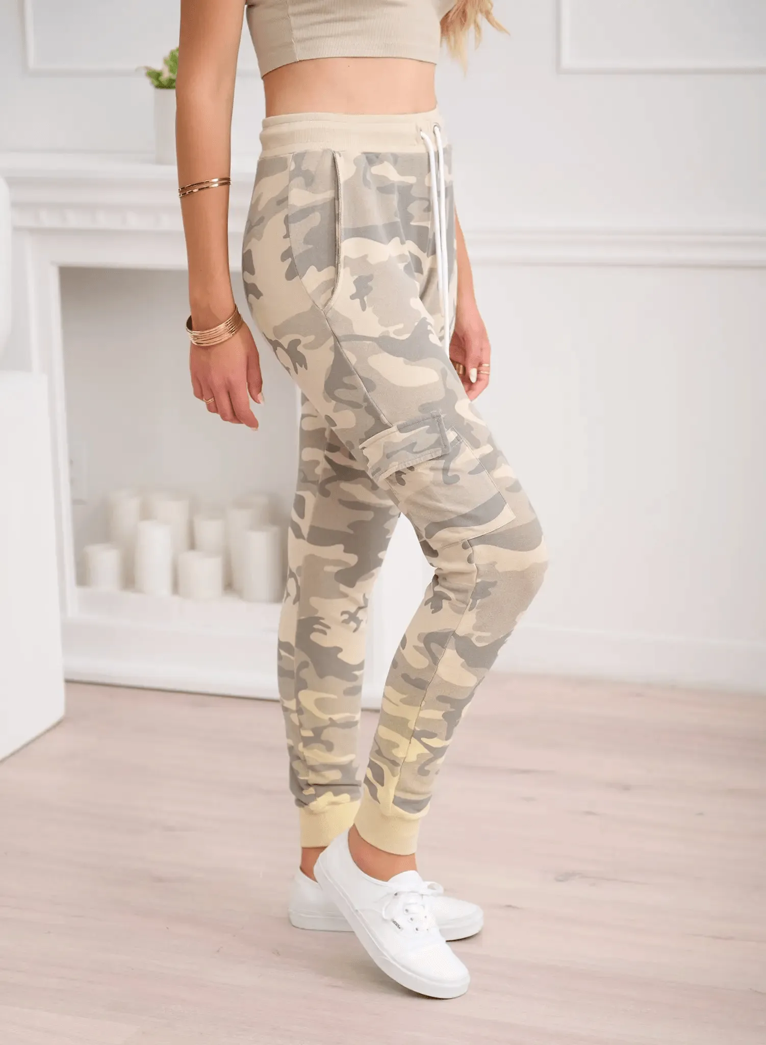 CHRLDR Faded Camo Cargo Sweatpant