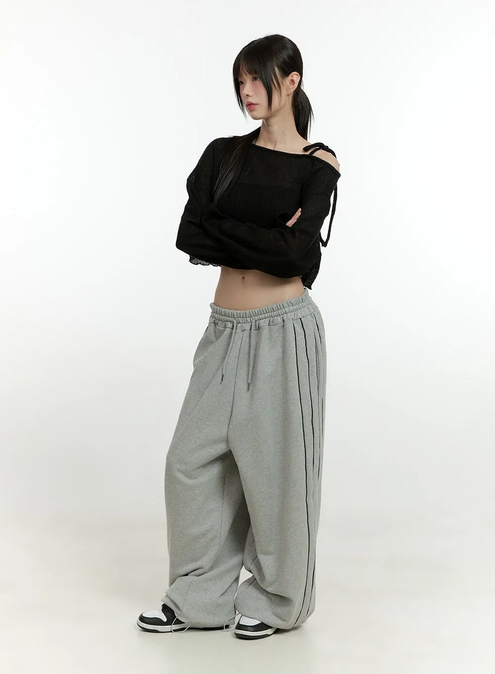 Cotton String Banded Sweatpants CG402