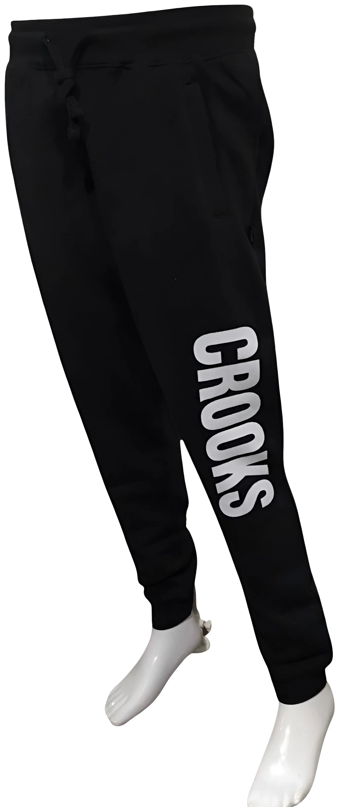 ^CROOKS & CASTLES^ (BLACK) JOGGER SWEATPANTS