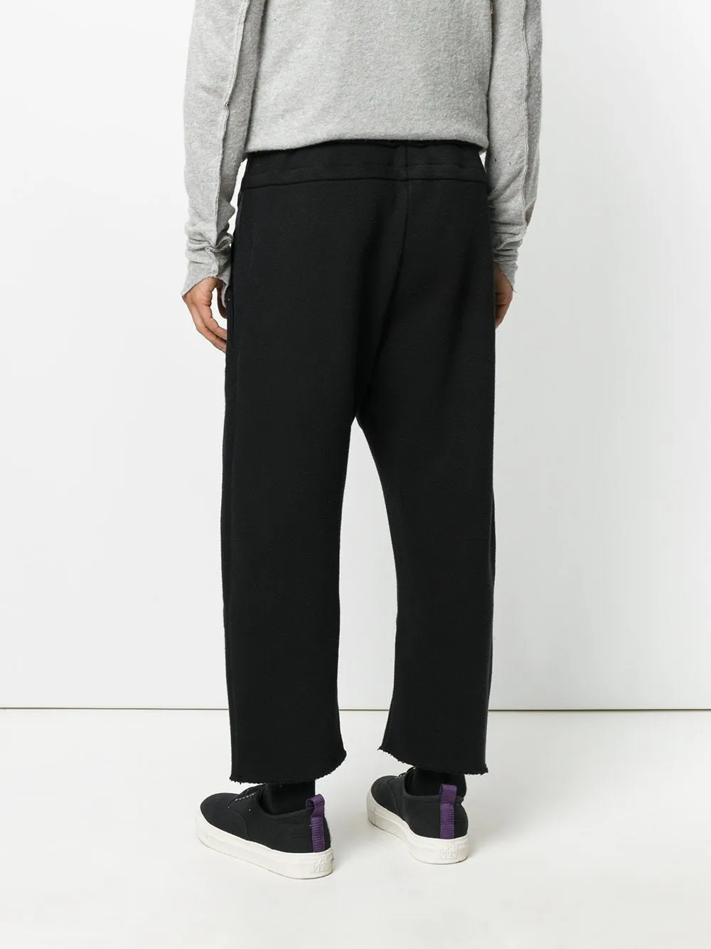 Cropped Sweatpants Black