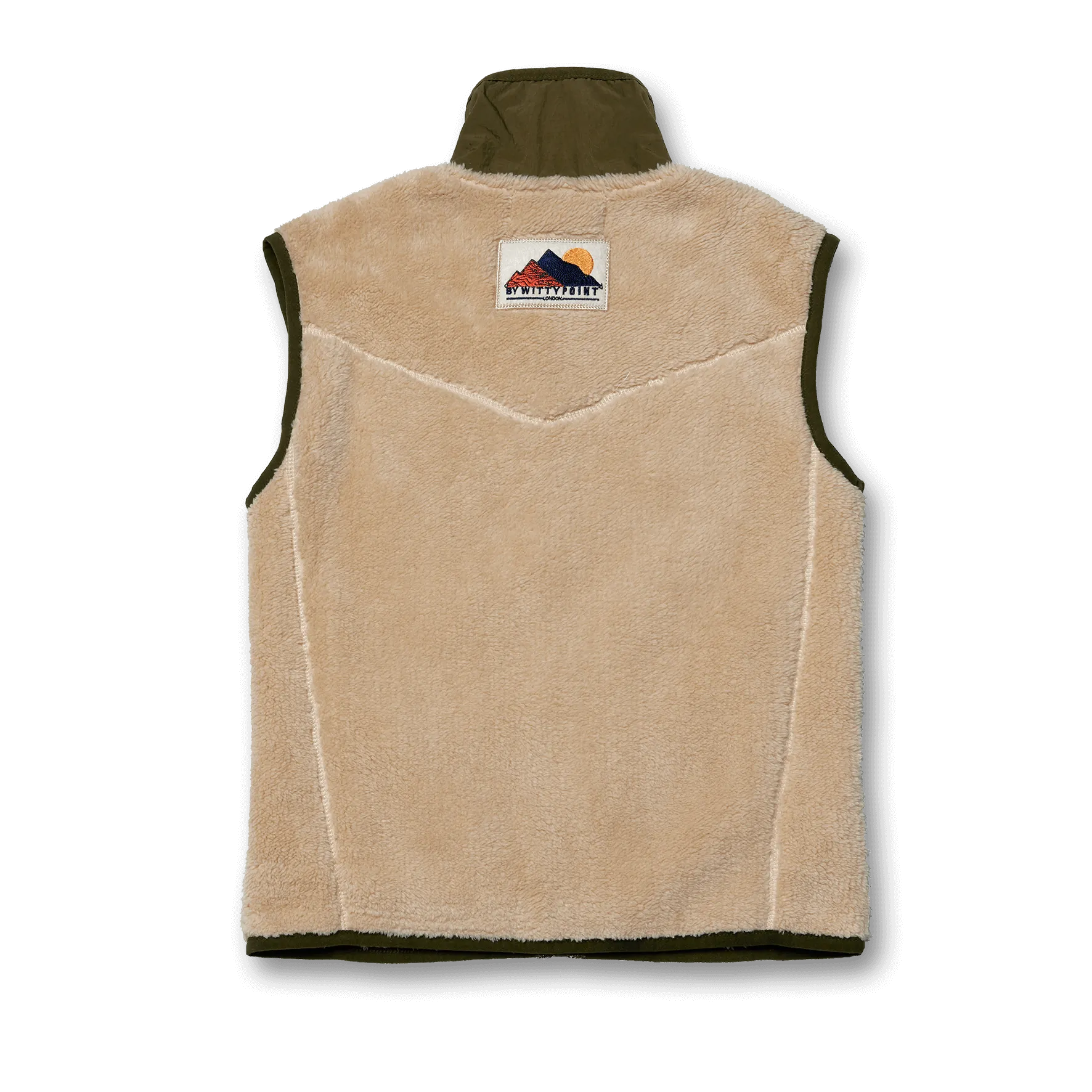 Dual Fabric Teddy Gilet