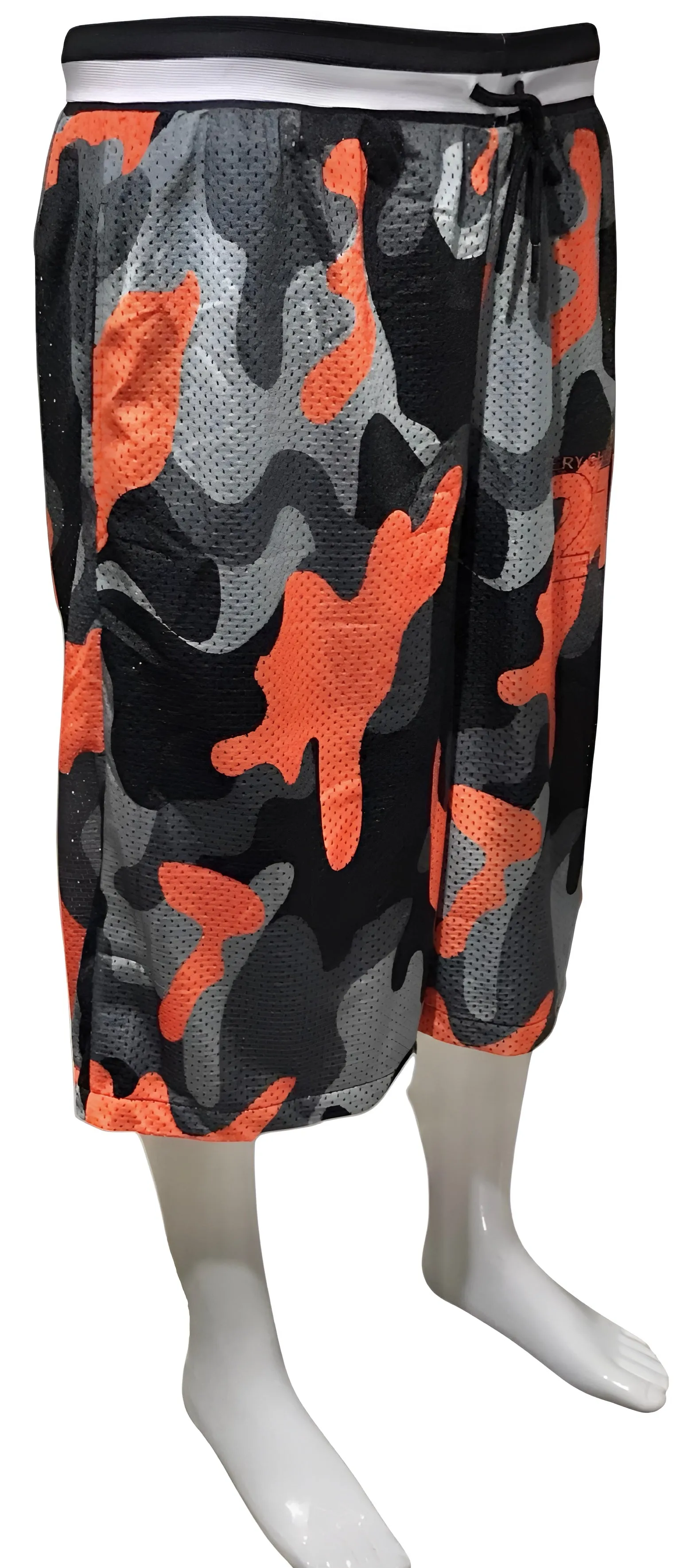 ^ECM^ MESH BASKETBALL SHORTS (LINED) (BACK ZIP POCKET)