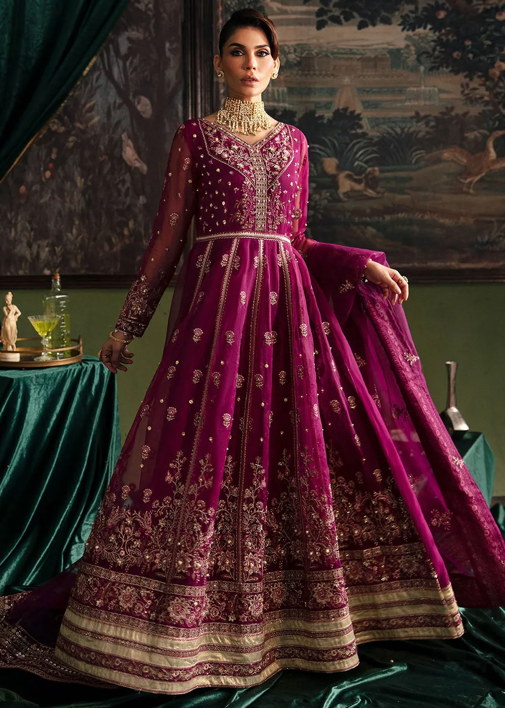 Elanora Embroidered Formals' 23 by Nureh | NEL-34