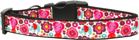 Elephant Elefun Nylon Dog Collar Xs