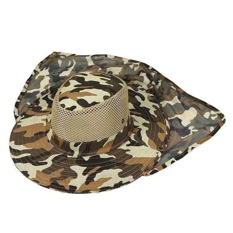 Fishing Hat Wide Brim Camouflage Sun UV Protection