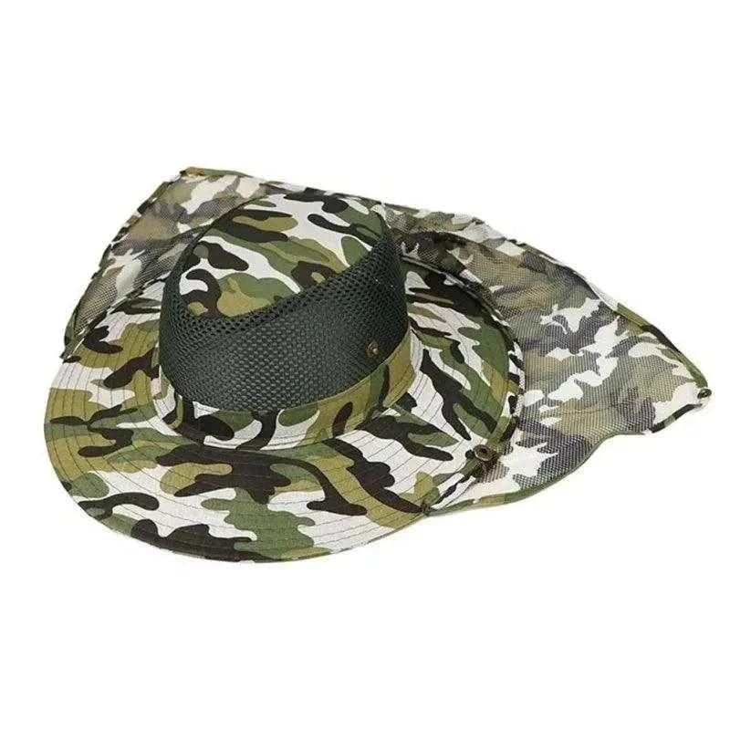 Fishing Hat Wide Brim Camouflage Sun UV Protection