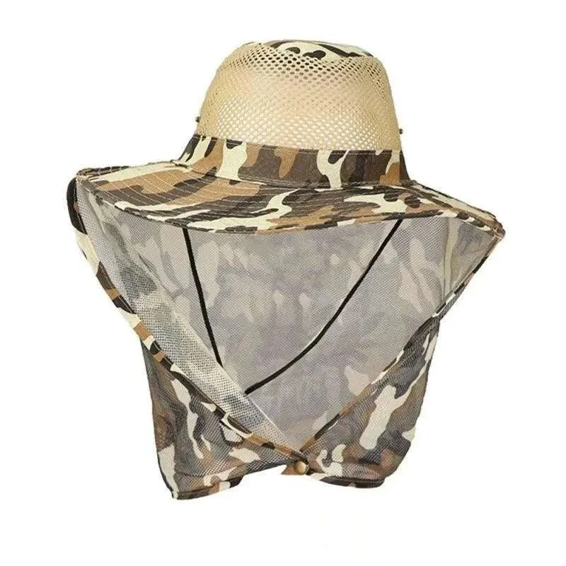 Fishing Hat Wide Brim Camouflage Sun UV Protection