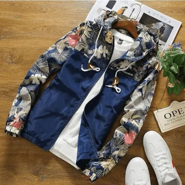 Floral Windbreaker Jacket