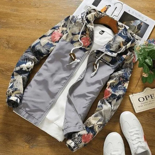 Floral Windbreaker Jacket