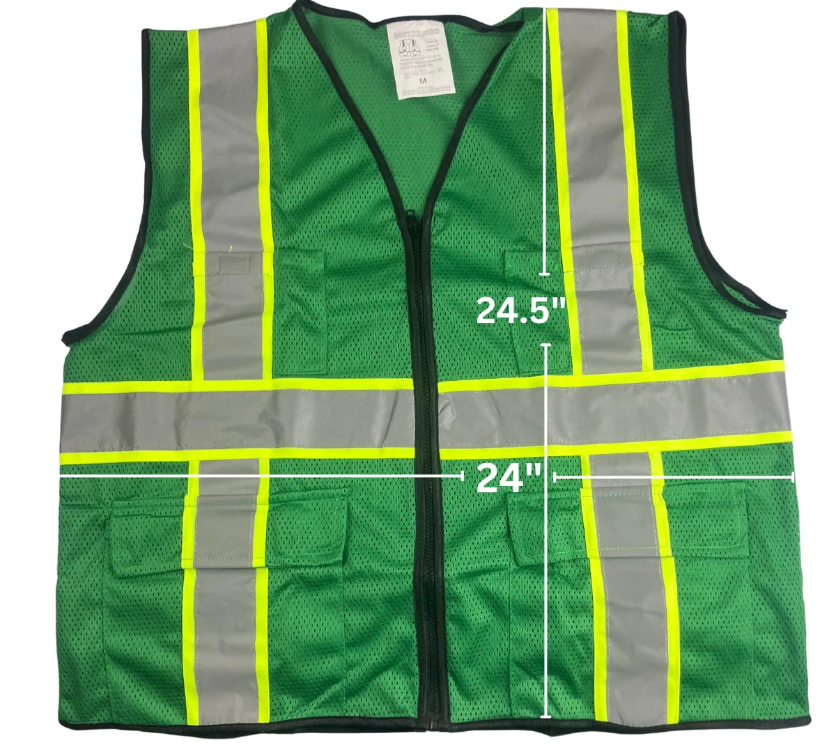 Forest Green Safety Vest, M  - SF-MEDIUM