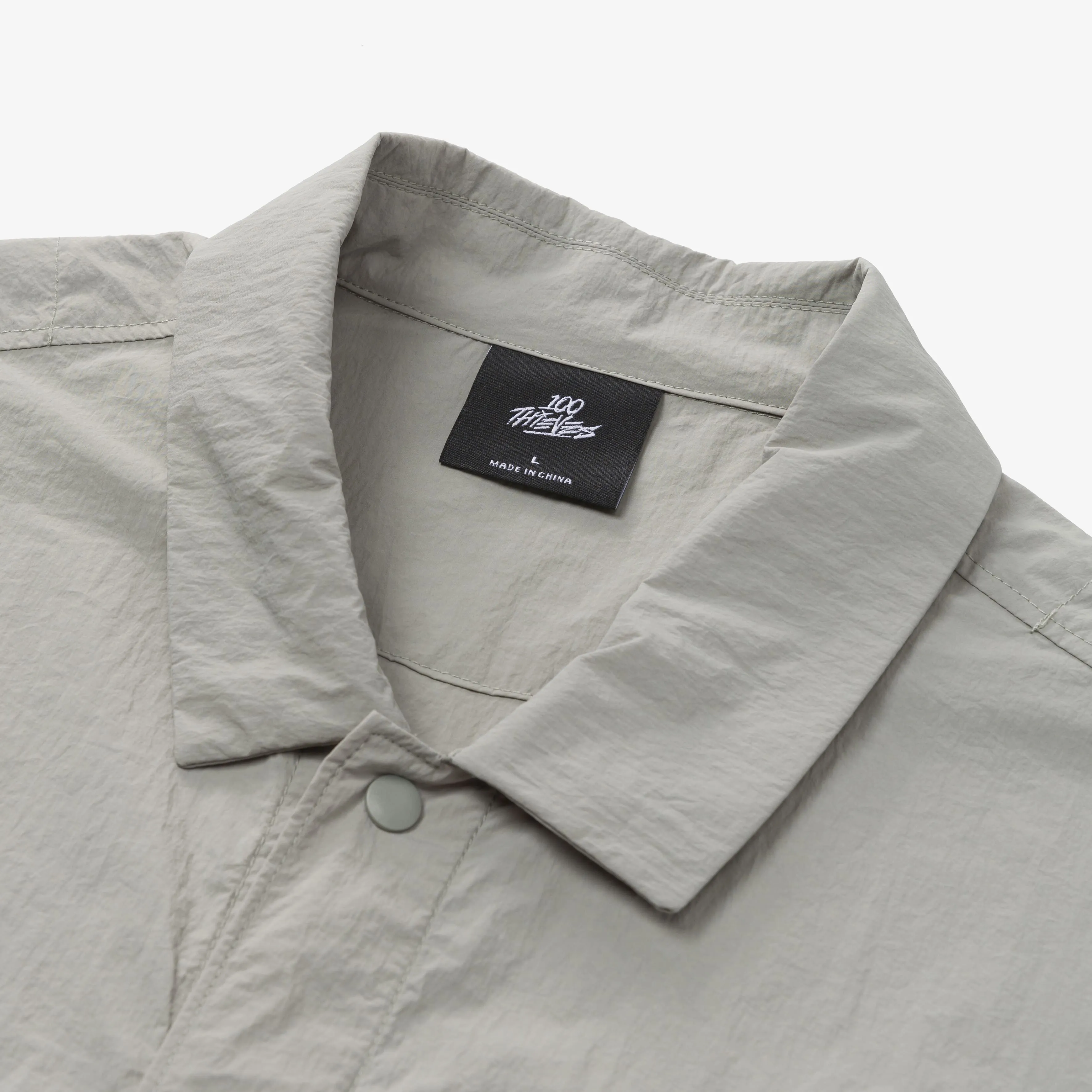 Foundations SS'24 Nylon Shirt - Stonewash Green