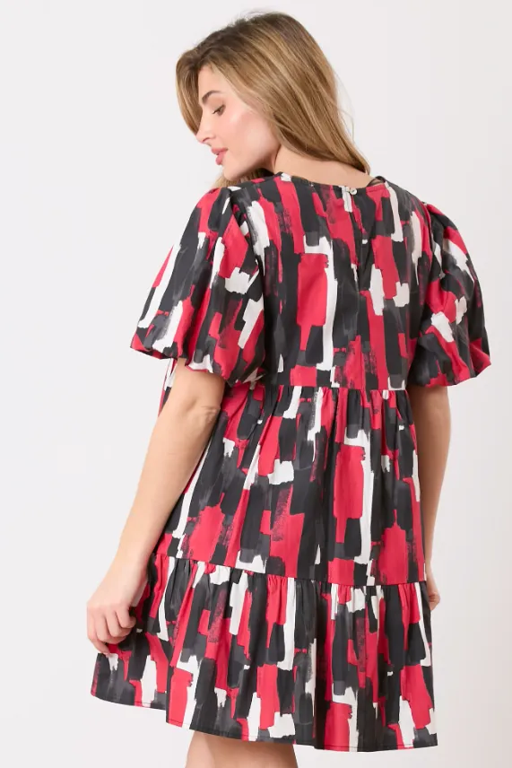 Gameday Cotton Poplin Tiered Dress - Final Sale 30% off in cart