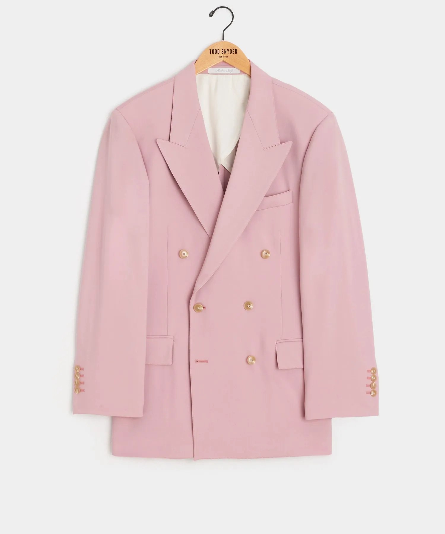 Italian Gabardine Wythe Jacket in Pink