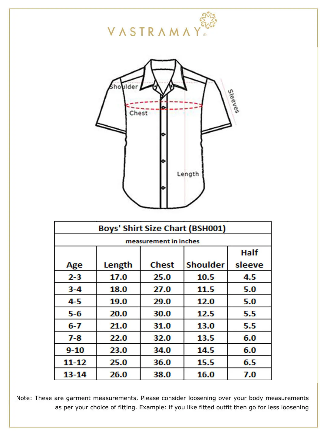 Jashvi Boys' Wine Silk Short Sleeves Ethnic Shirt