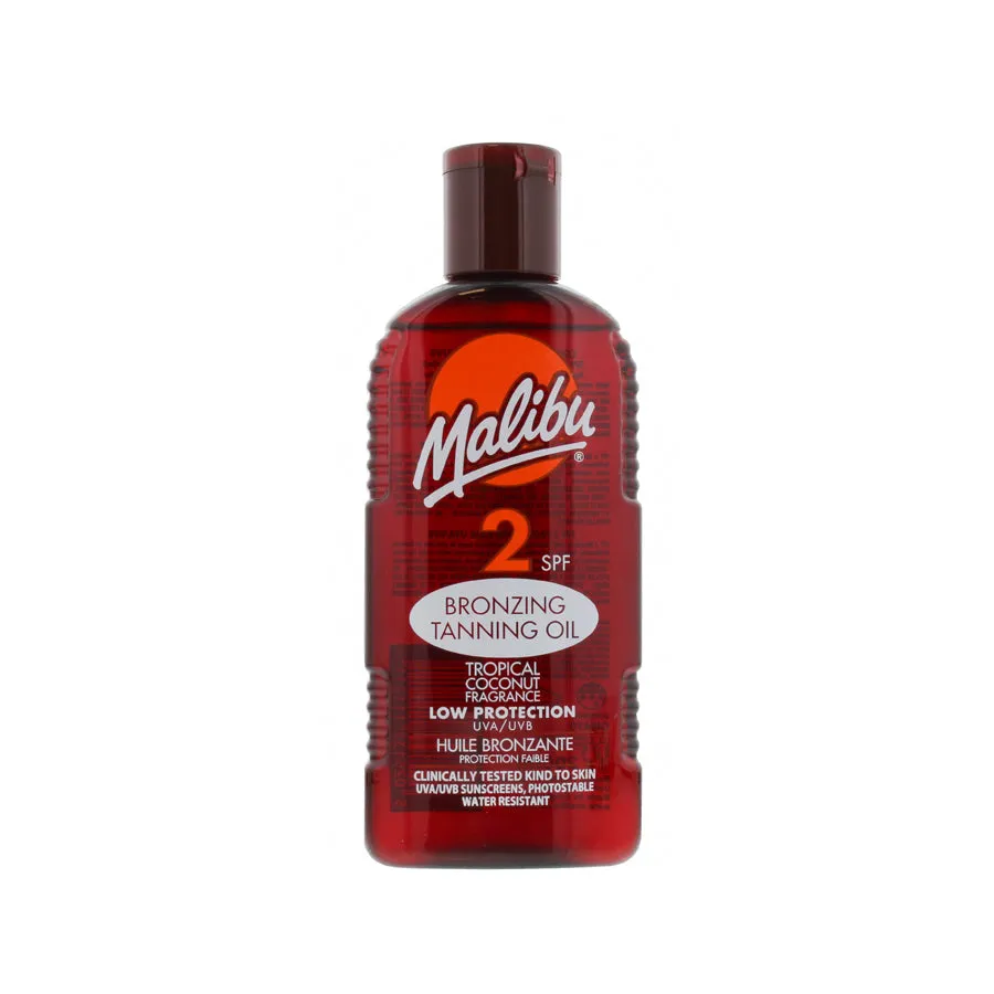 Malibu Bronzing Tanning Oil SPF 2 (Low Protection) 200ml