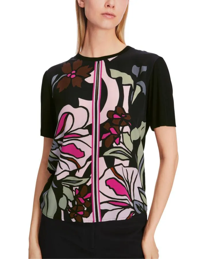 Marc Cain Opulent Floral Print Top