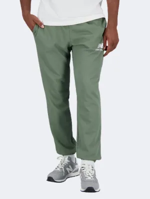 New Balance Essentials Stacked Logo French Terry Men Lifestyle Pant Olive Green