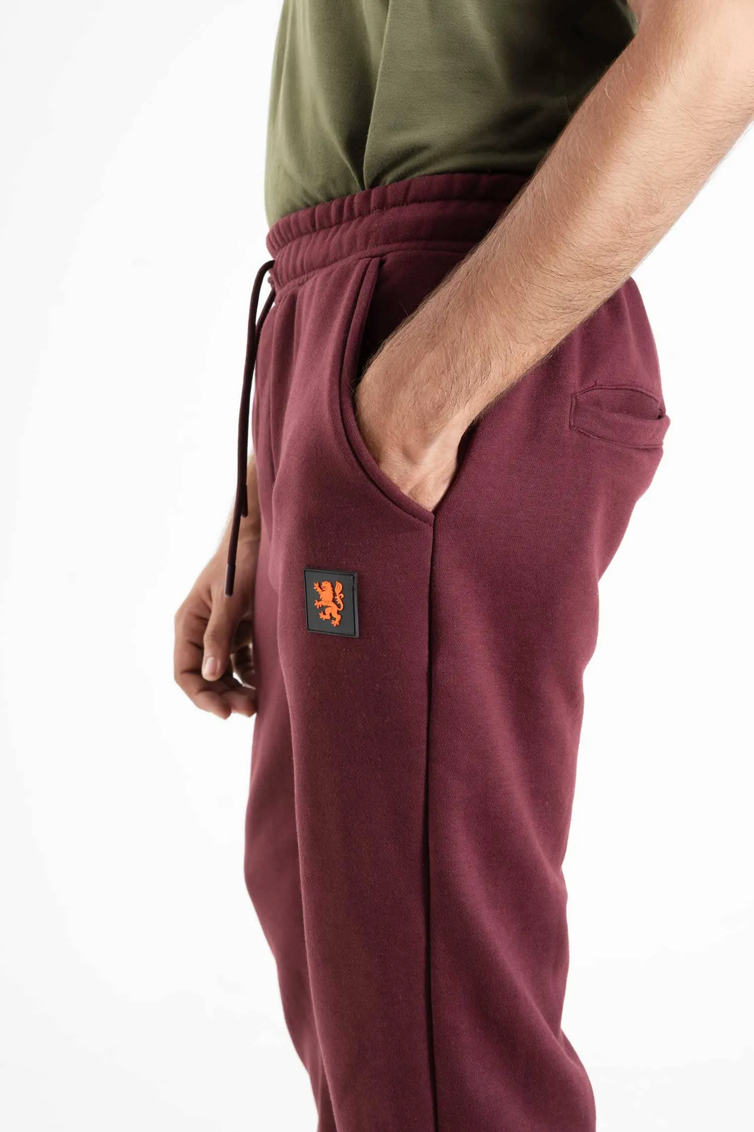 Polo Republica Men's Leo Rubber Badge Fleece Sweatpants