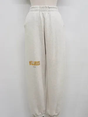 PRINTED WELLNESS COTTON SWEATPANTS