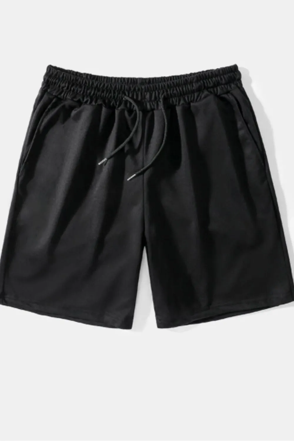 Relax Fit Black Shorts