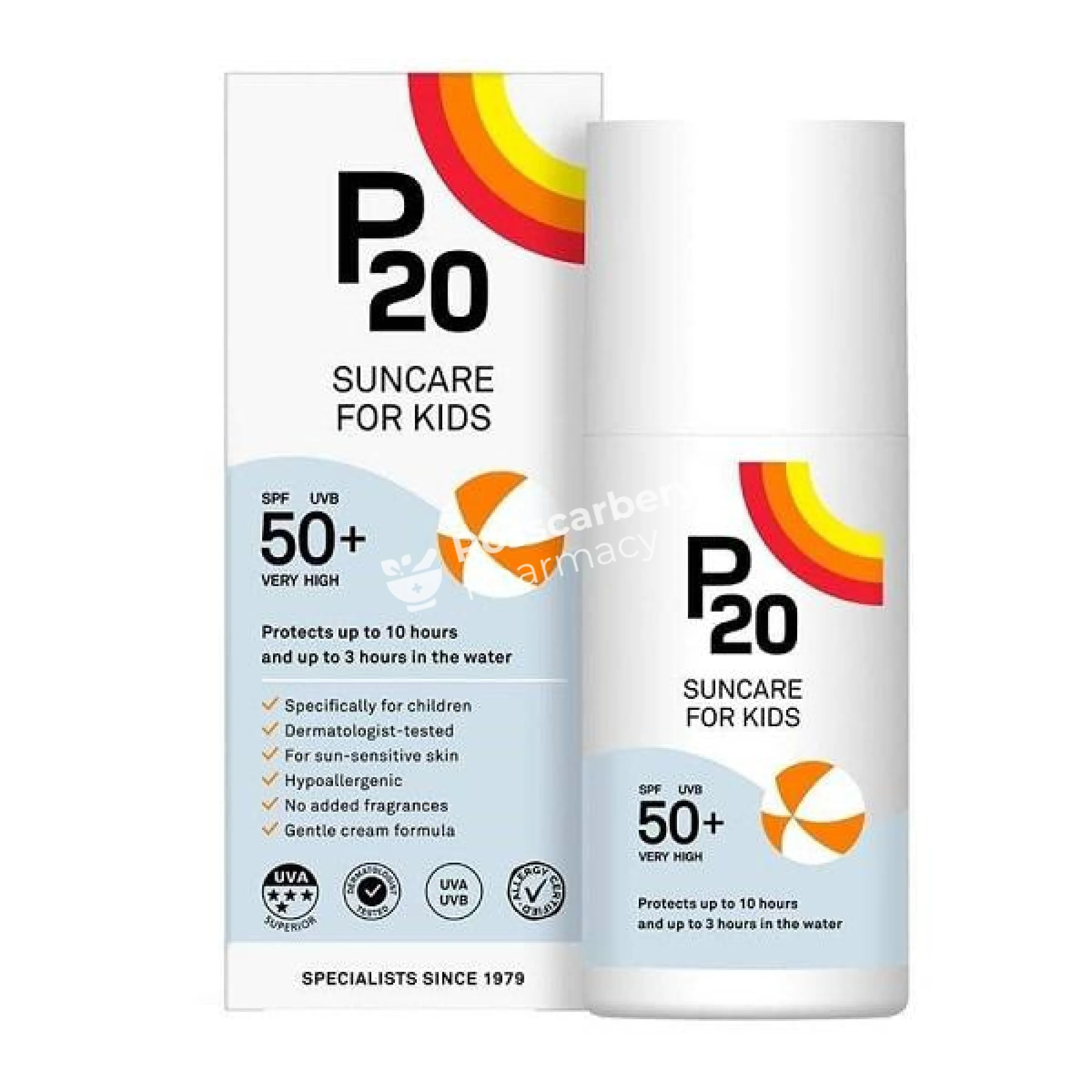 RIEMANN P20 Suncream for Kids SPF50  Pump Dispenser