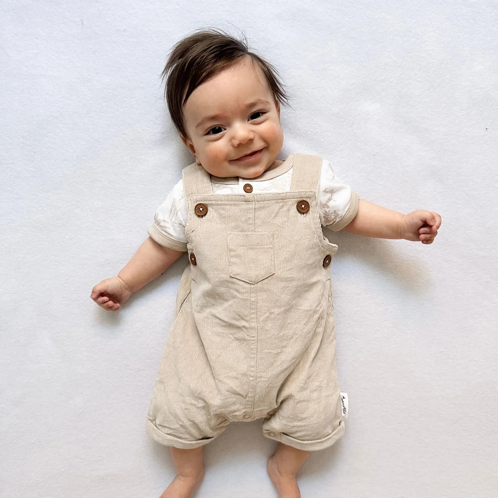 Sand Cord Overalls