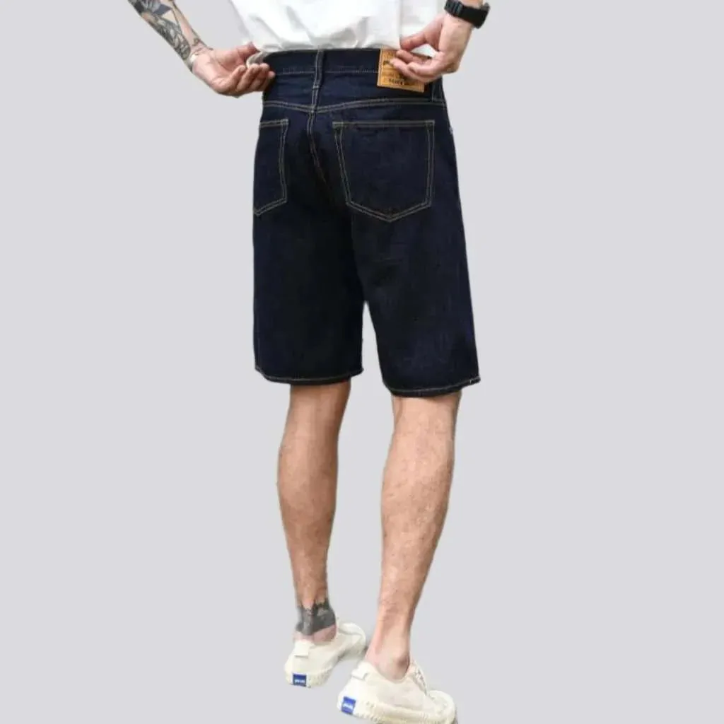 Selvedge 10oz men's jean shorts