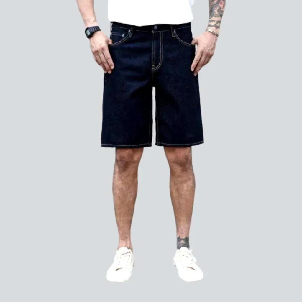 Selvedge 10oz men's jean shorts