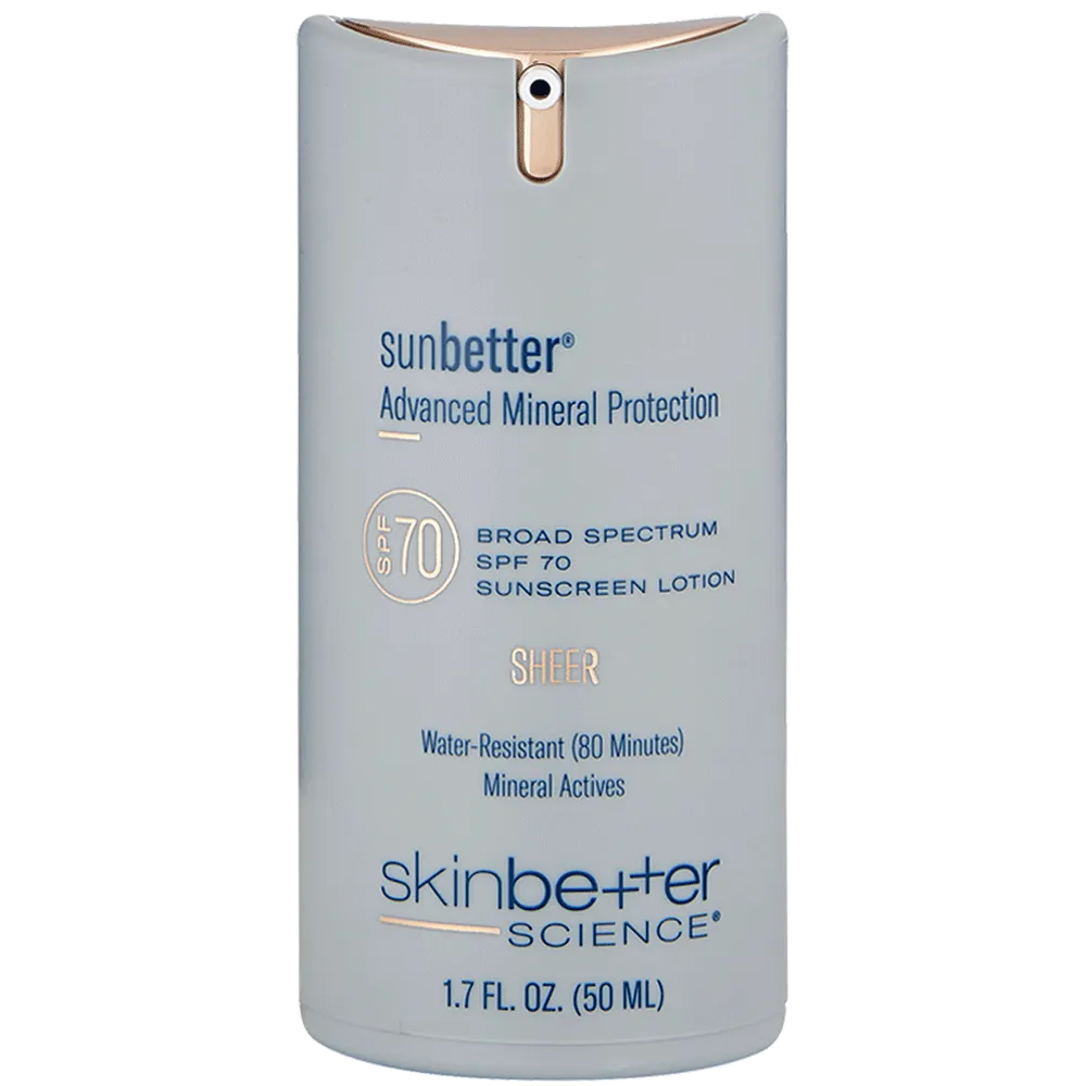 Skinbetter sunbetter SHEER SPF 70 Sunscreen Lotion