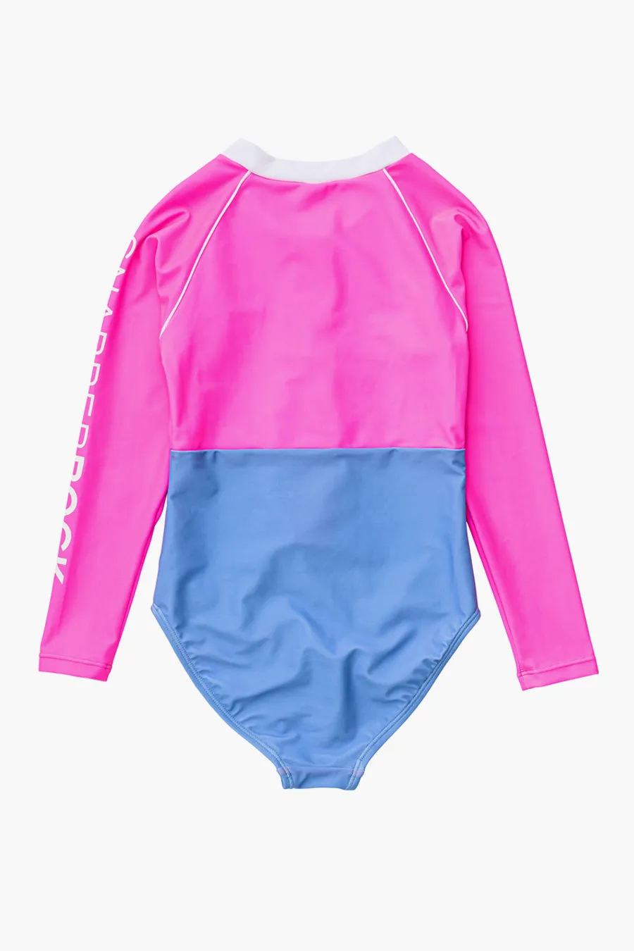 Snapper Rock Neon Queen Pink Long Sleeve Swimsuit