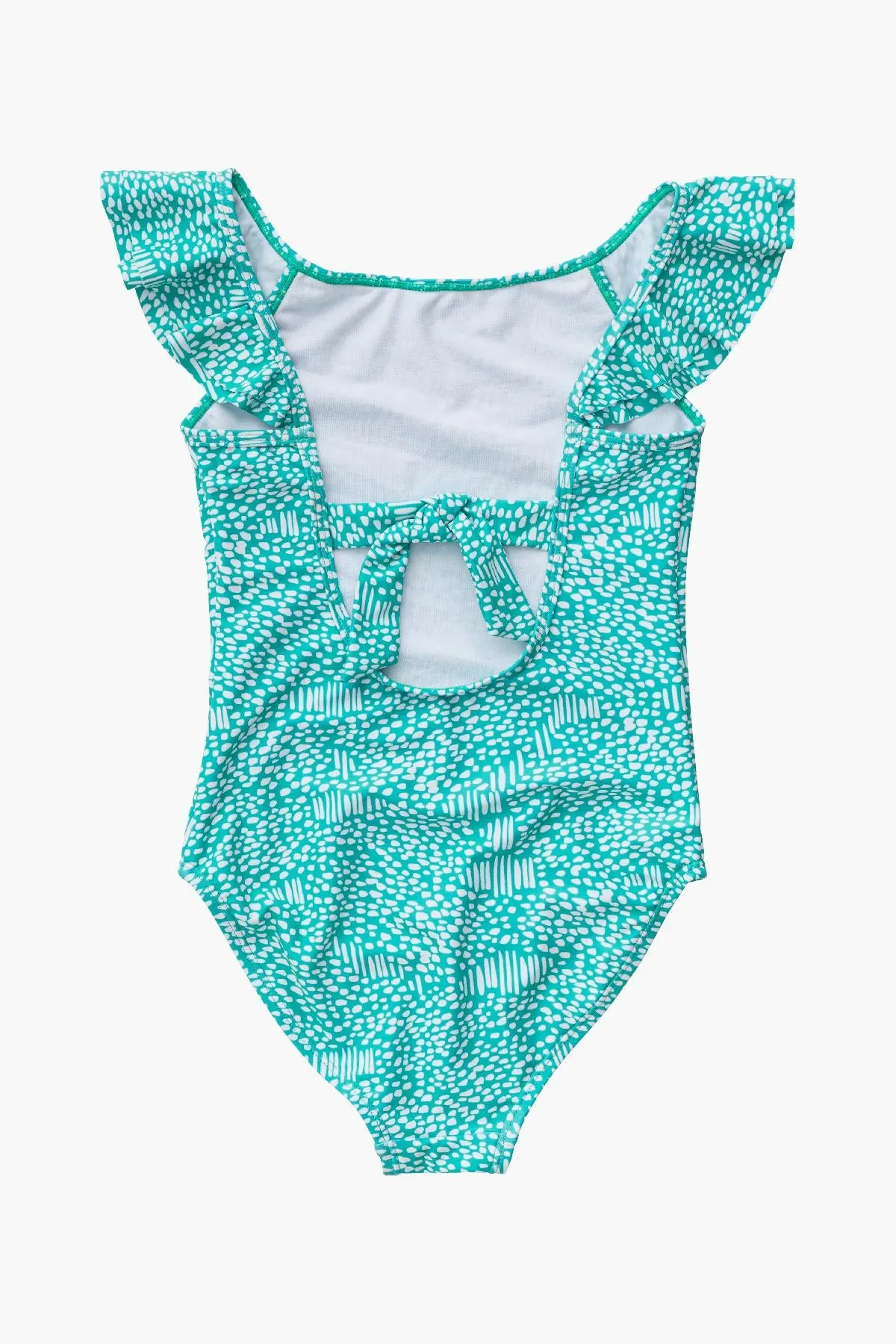 Snapper Rock Spearmint Spot Flutter Swimsuit