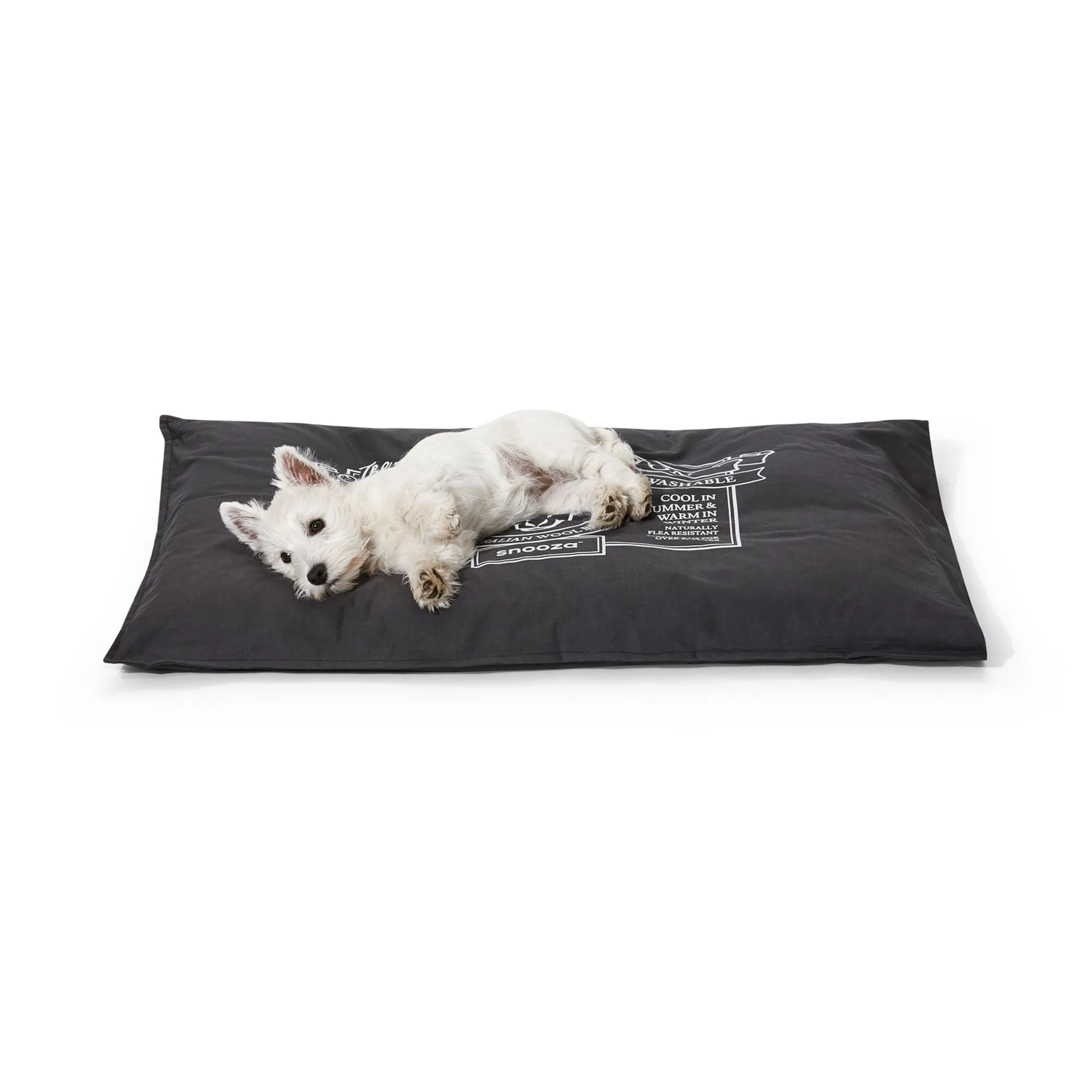 Snooza Organic Pet Futon Charcoal