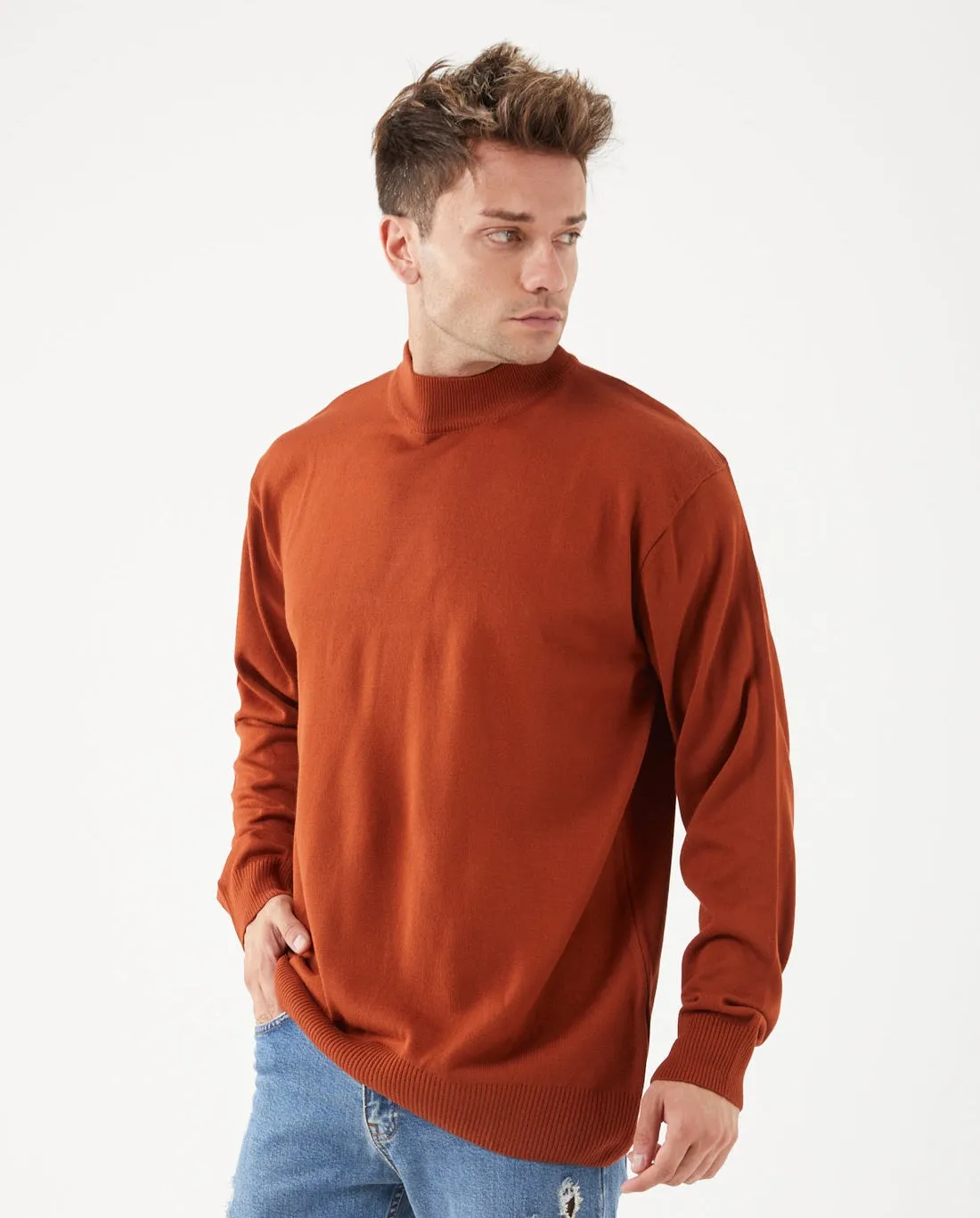 TR Premuim Crew neck Sweater Moc