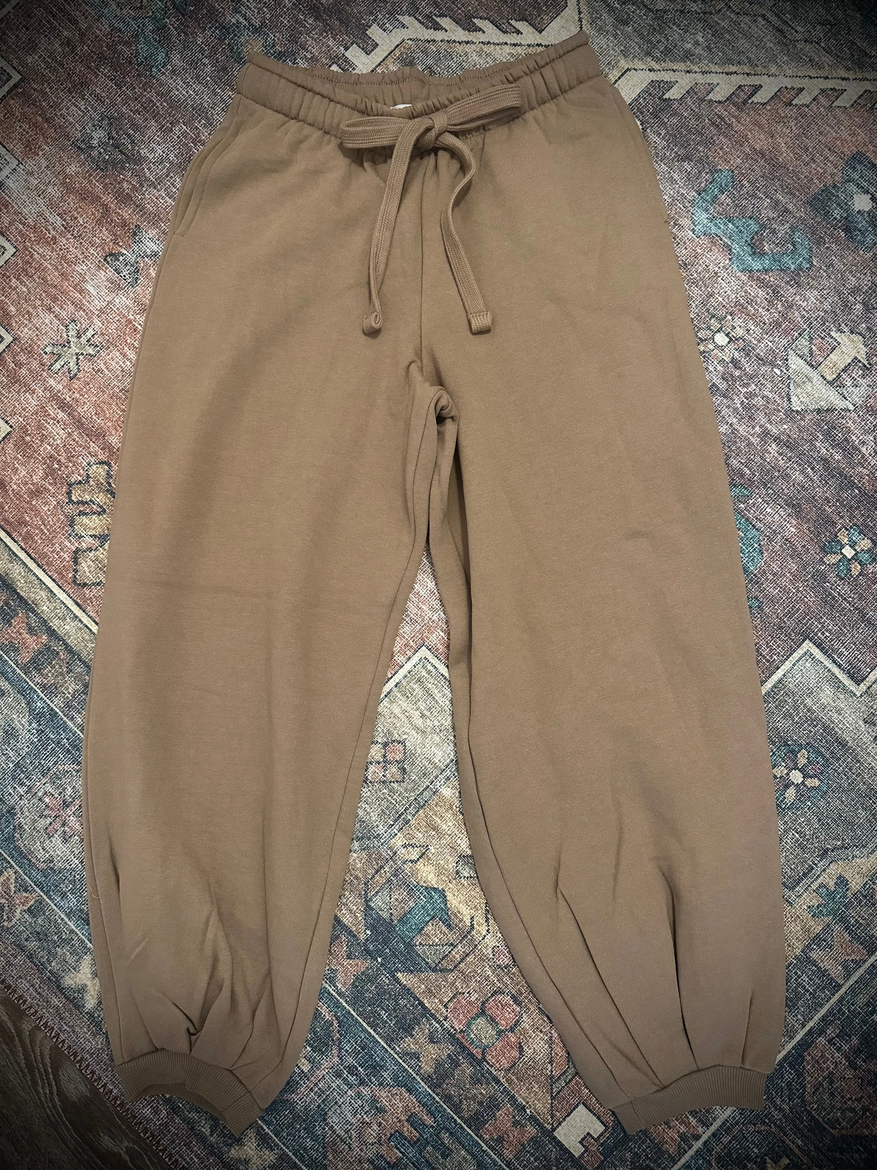 Ultra Soft Knit Mocha Jogger