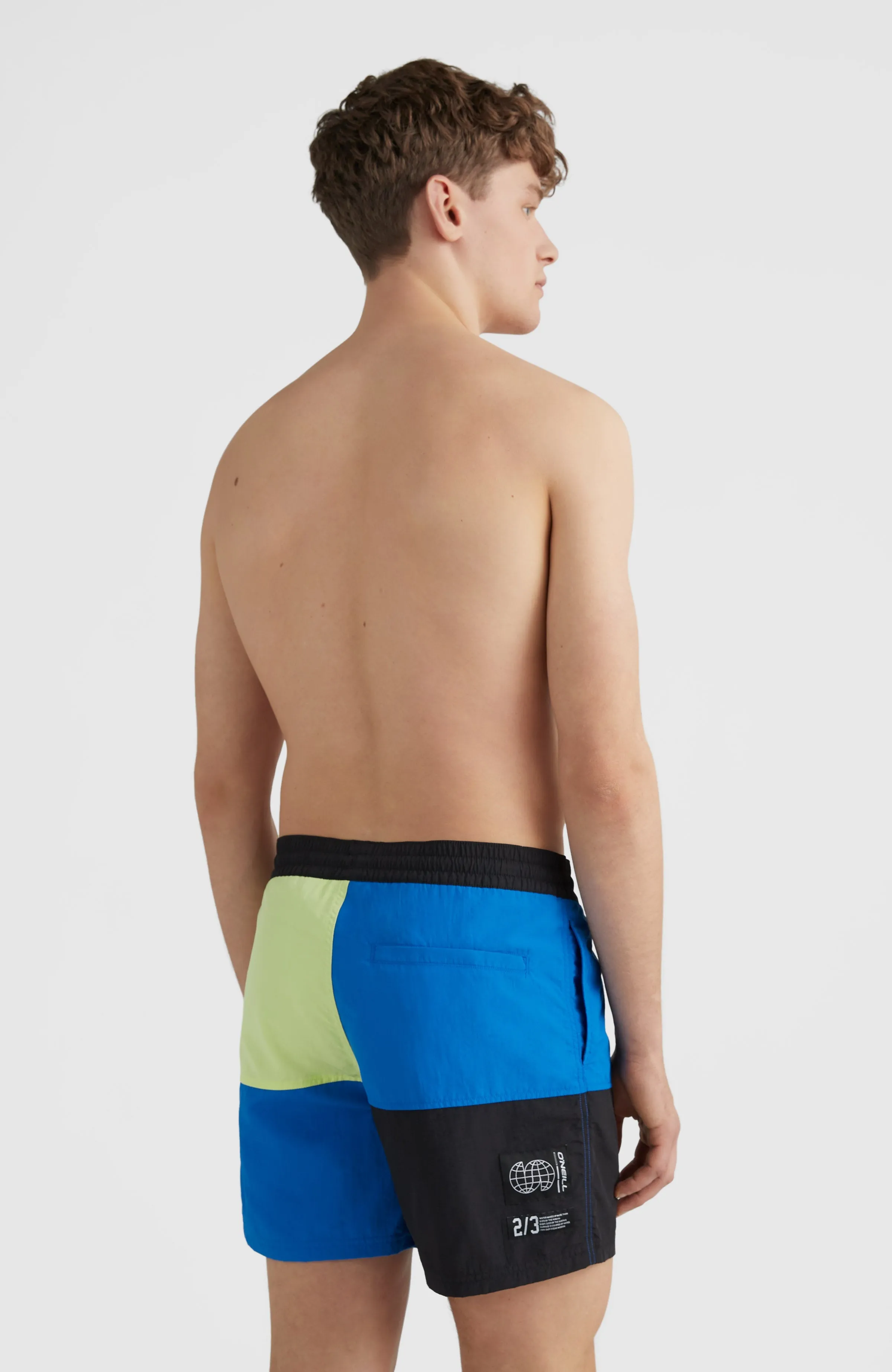 Wilder Colourblock 16'' Swim Shorts | Princess Blue Colour Block