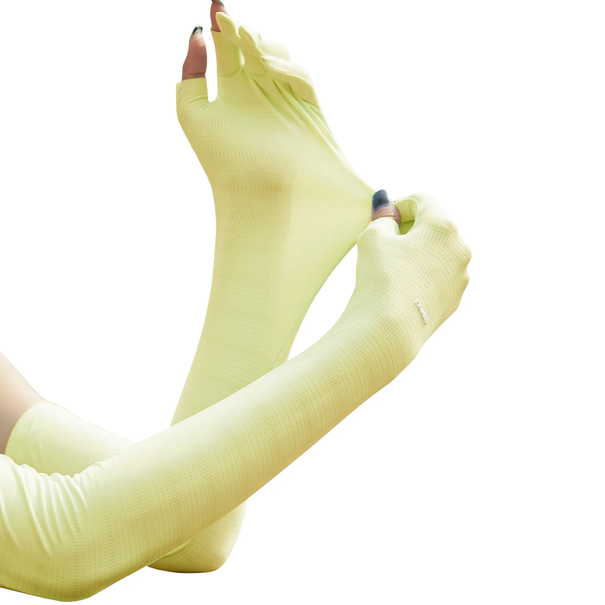 Women's UPF50  UV Cooling Ice Silk Arm Sleeves