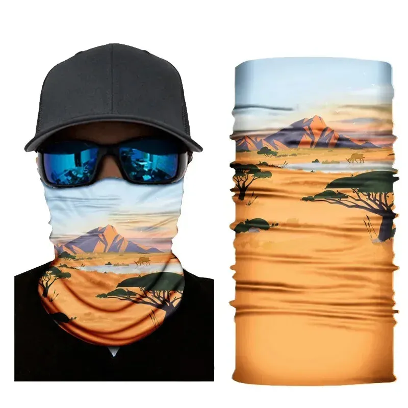 YIQISTART Fish Animal Design Neck Gaiter: Your Fishing Essential Scarf